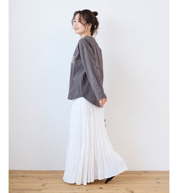  「バイカラーロゴTシャツ」|Tシャツ・カットソー|