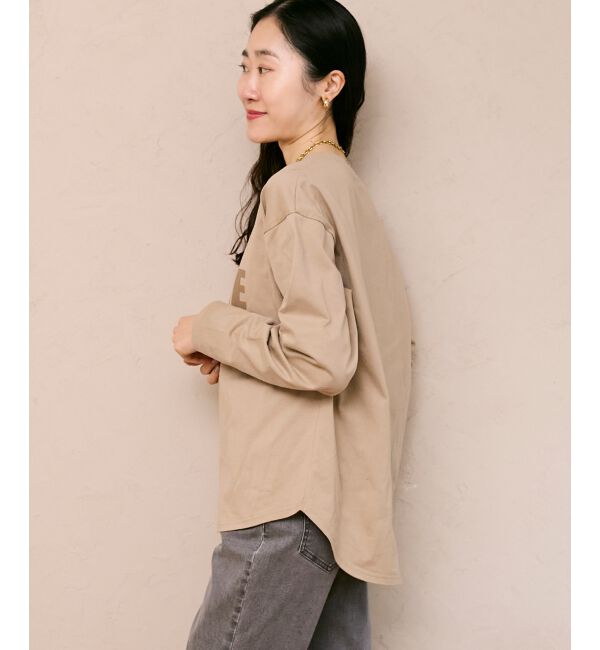  「バイカラーロゴTシャツ」|Tシャツ・カットソー|