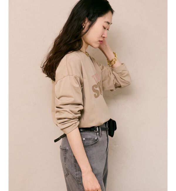  「バイカラーロゴTシャツ」|Tシャツ・カットソー|