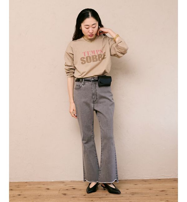  「バイカラーロゴTシャツ」|Tシャツ・カットソー|