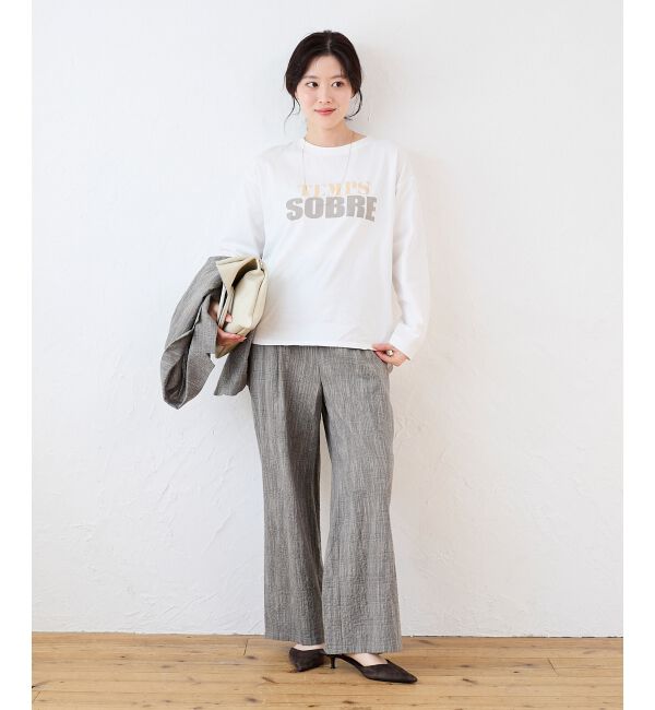  「バイカラーロゴTシャツ」|Tシャツ・カットソー|