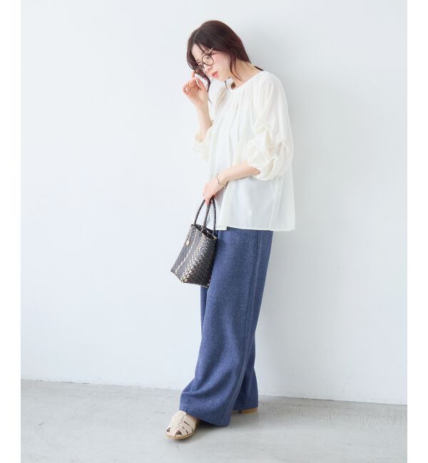  「タックスリーブブラウス」|シャツ・ブラウス|