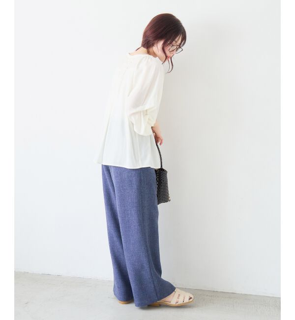  「タックスリーブブラウス」|シャツ・ブラウス|