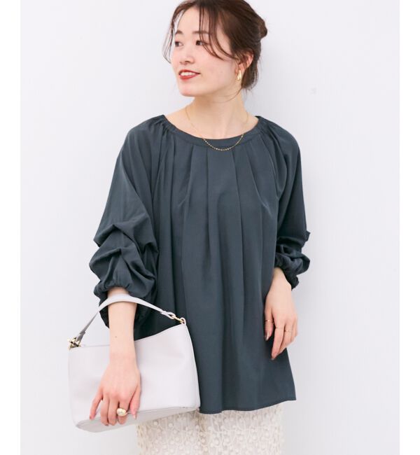  「タックスリーブブラウス」|シャツ・ブラウス|