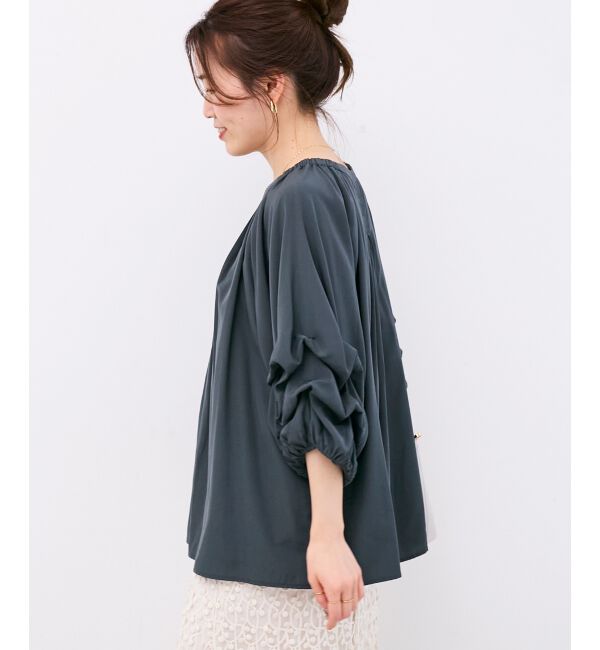  「タックスリーブブラウス」|シャツ・ブラウス|
