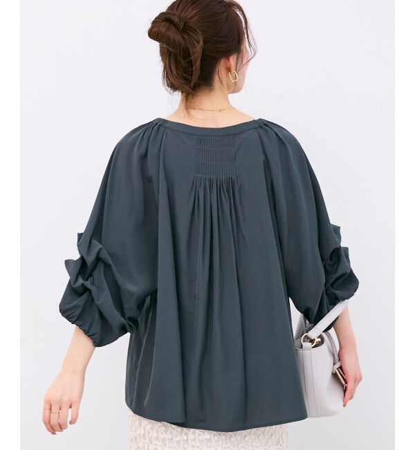  「タックスリーブブラウス」|シャツ・ブラウス|