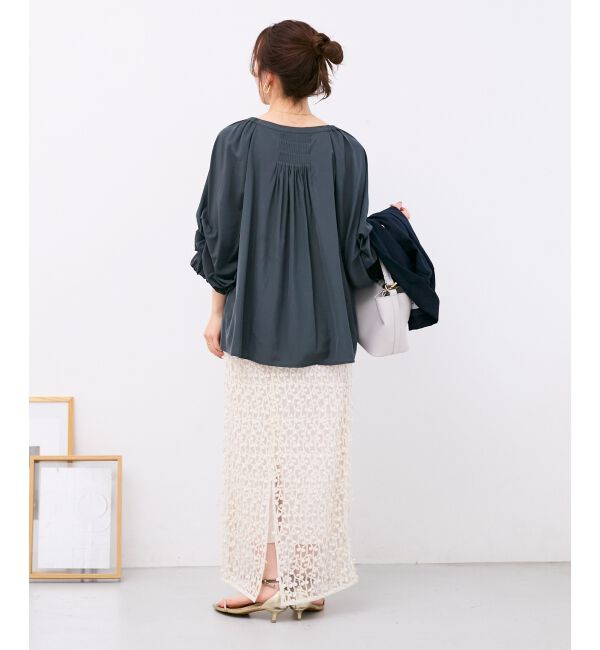  「タックスリーブブラウス」|シャツ・ブラウス|