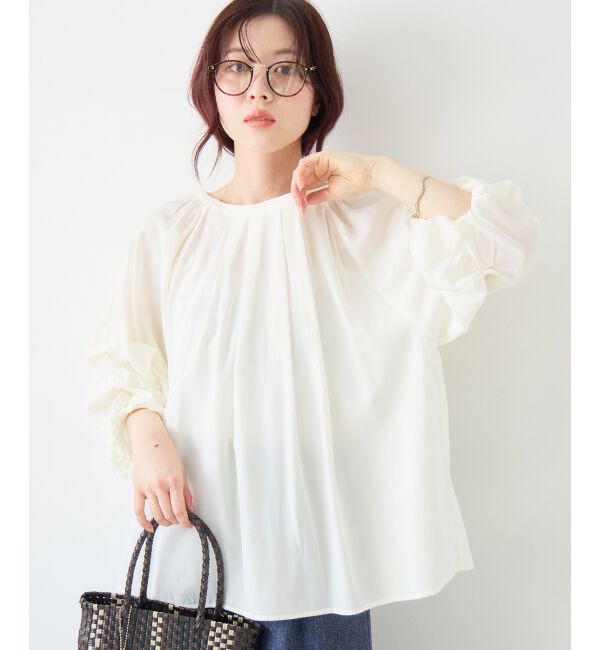  「タックスリーブブラウス」|シャツ・ブラウス|