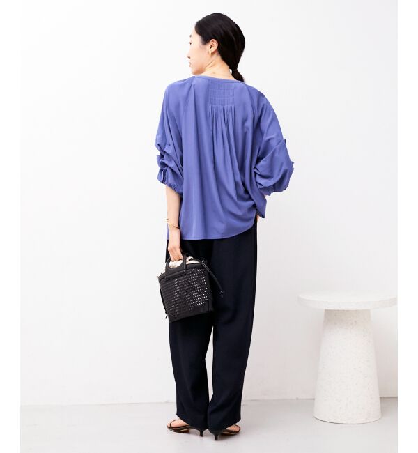  「タックスリーブブラウス」|シャツ・ブラウス|