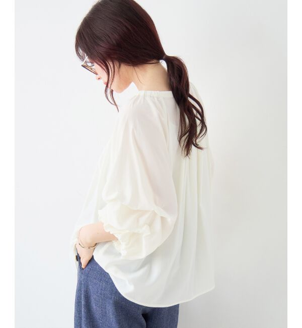  「タックスリーブブラウス」|シャツ・ブラウス|