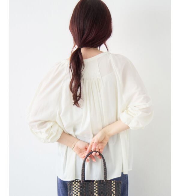  「タックスリーブブラウス」|シャツ・ブラウス|