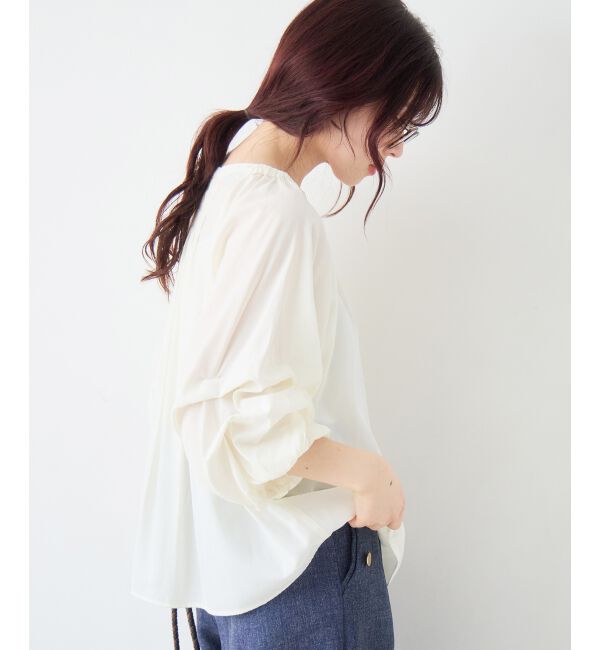  「タックスリーブブラウス」|シャツ・ブラウス|