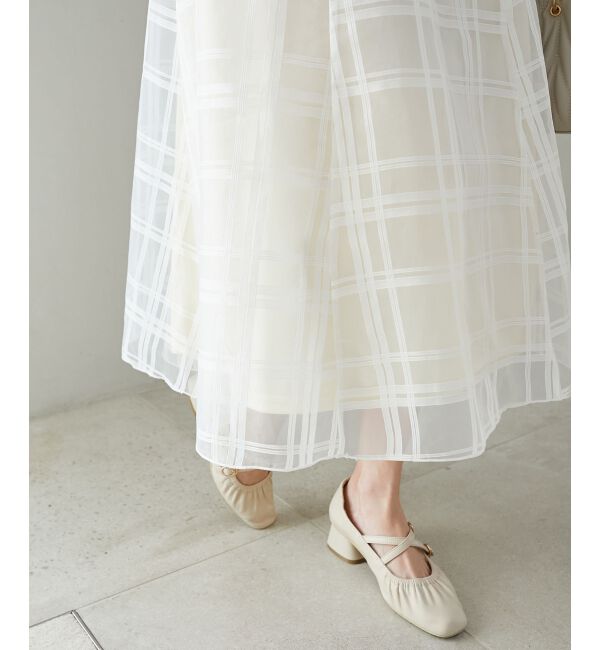 MAJESTICLEGON「ショルダーフリルドッキングワンピ」|ワンピース|