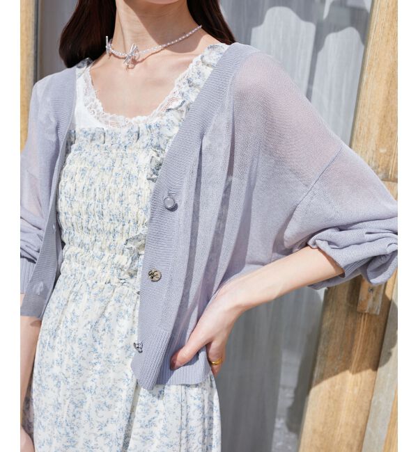  「フリルショルダーレースアップワンピ」|ワンピース|