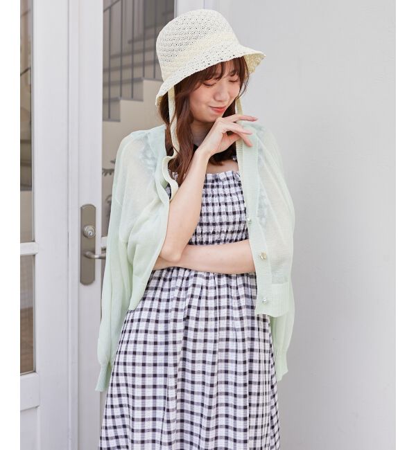  「フリルショルダーレースアップワンピ」|ワンピース|