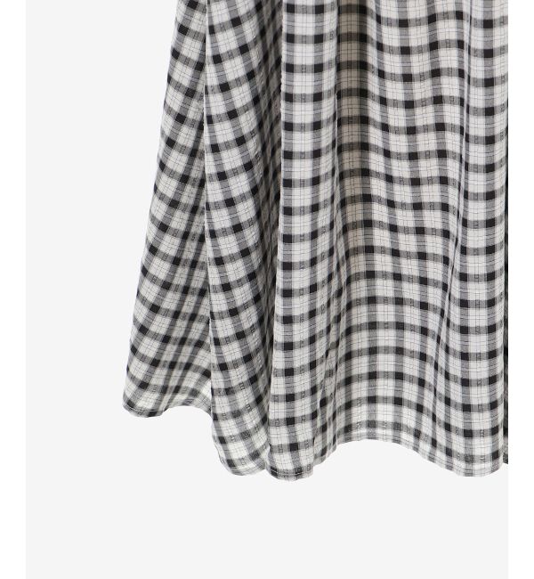  「フリルショルダーレースアップワンピ」|ワンピース|