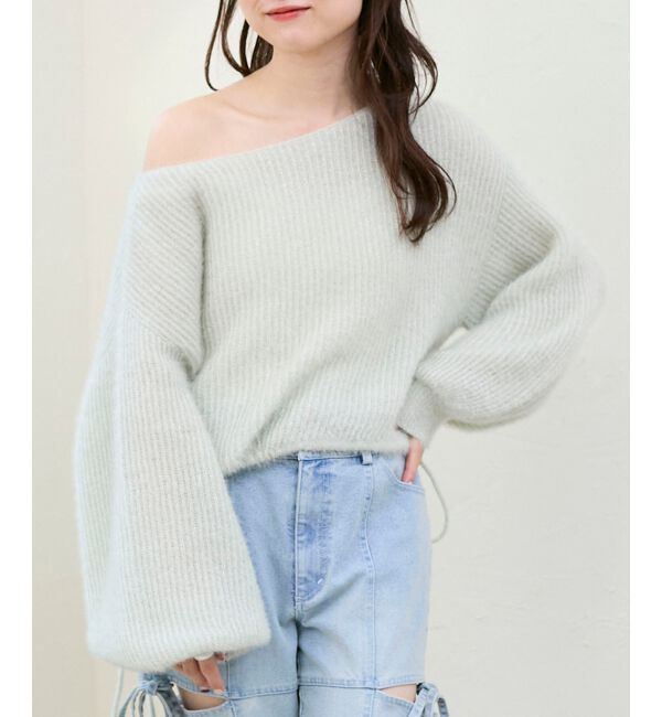  「きらふわドロストニット」|ニット・セーター|