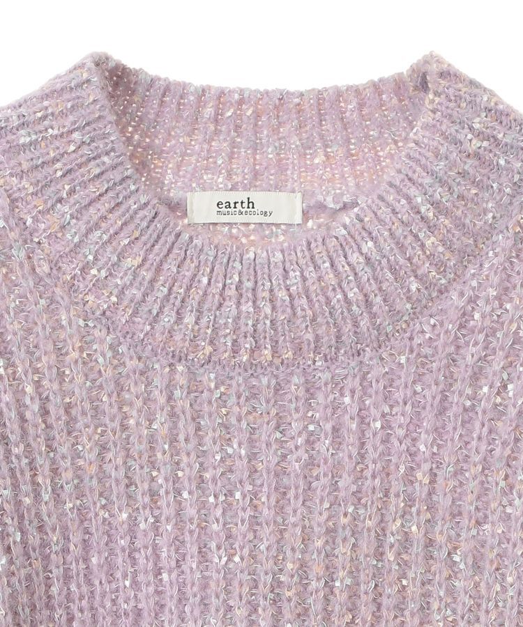 earth music&ecology「ブラッシュヤーンニットプルオーバー」|ニット・セーター|