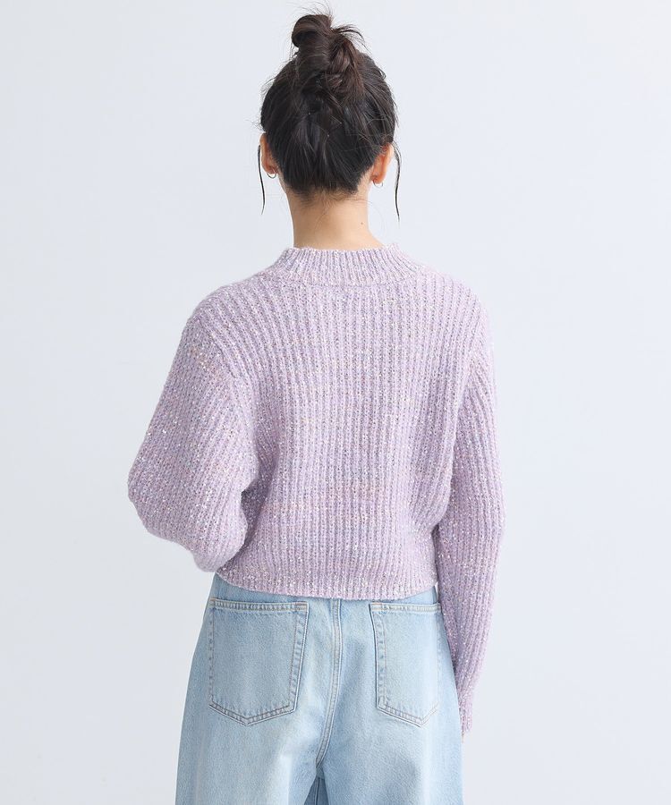 earth music&ecology「ブラッシュヤーンニットプルオーバー」|ニット・セーター|