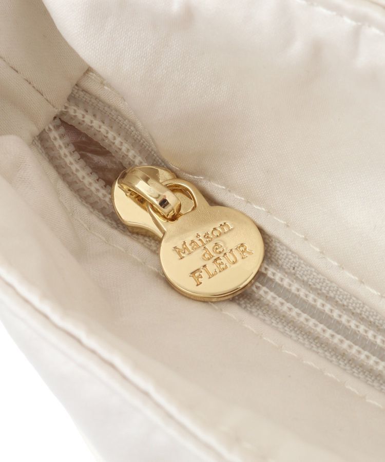 Maison de FLEUR「ブランドロゴフリルハンドルトートMバッグ」|トートバッグ|