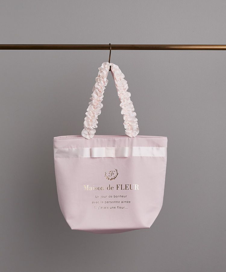 Maison de FLEUR「ブランドロゴフリルハンドルトートMバッグ」|トートバッグ|
