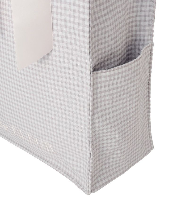 Maison de FLEUR「ギンガムリボンスクエアトートバッグ」|トートバッグ|