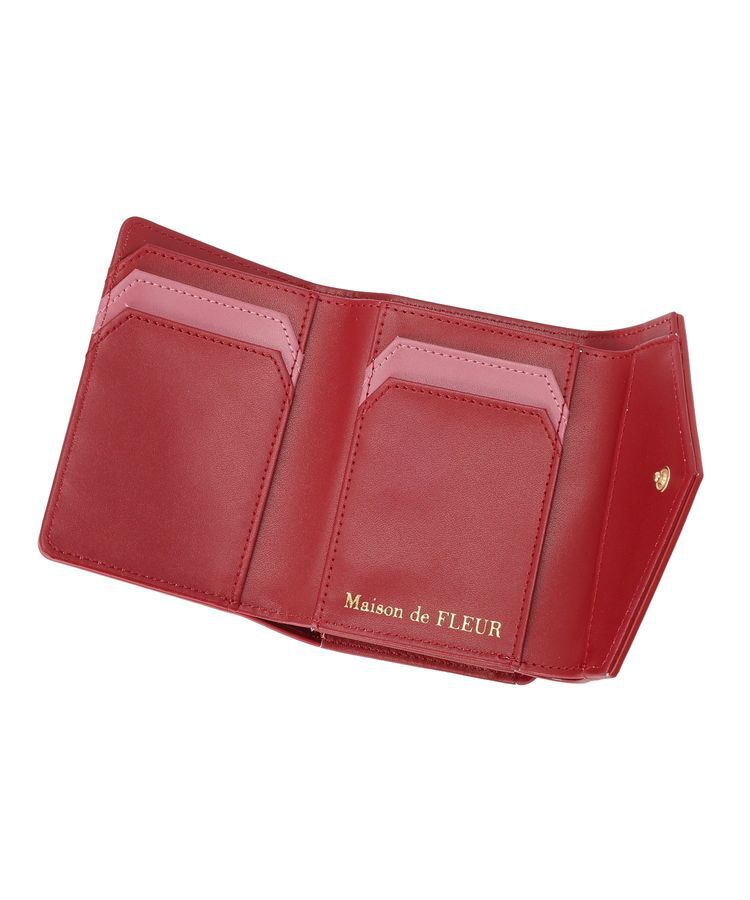 Maison de FLEUR「いちご柄ウォレット」|財布|