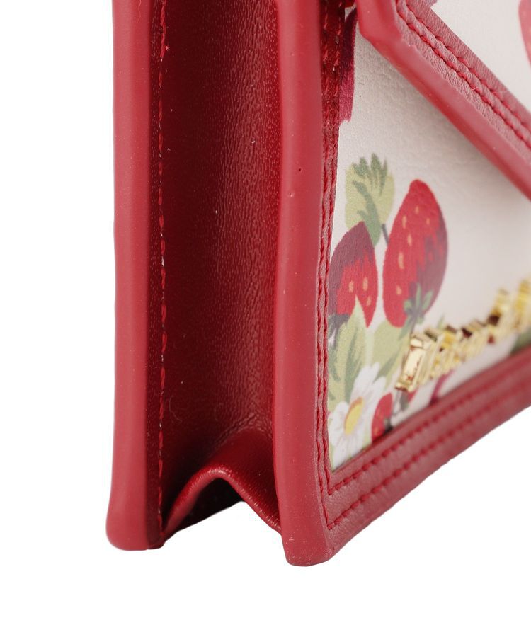 Maison de FLEUR「いちご柄カードケース」|財布|