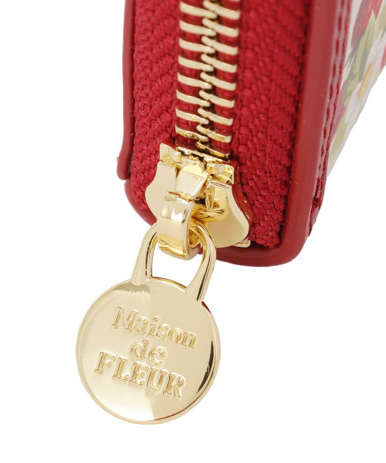 Maison de FLEUR「いちご柄フラグメントケース」|財布|