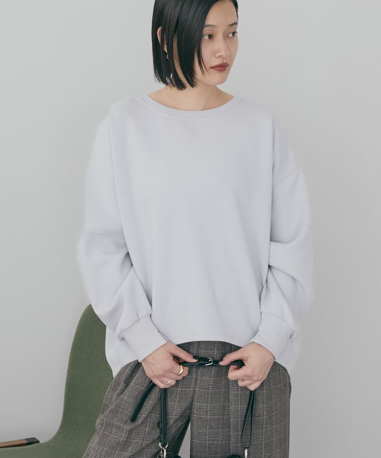 AMERICAN HOLIC「【WEB限定】袖タックコクーンポンチプルオーバー」|Tシャツ・カットソー|Light Gray