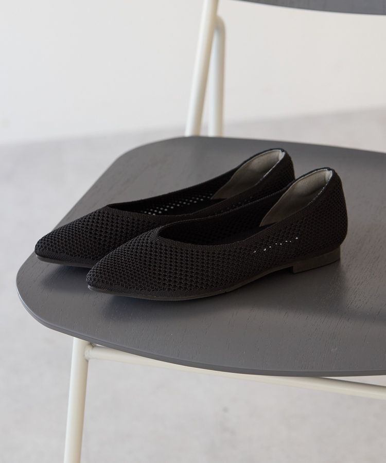 AMERICAN HOLIC「【整履き】メッシュニットフラットパンプス」|パンプス|