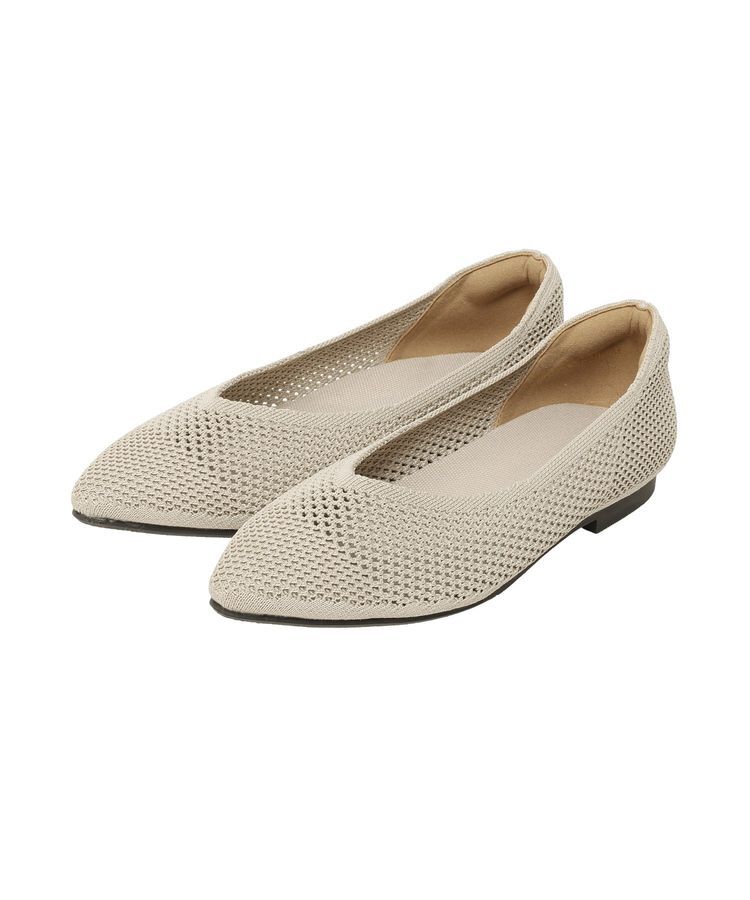 AMERICAN HOLIC「【整履き】メッシュニットフラットパンプス」|パンプス|