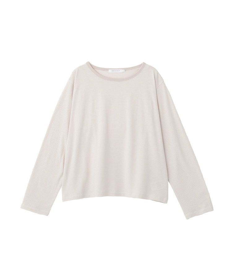 AMERICAN HOLIC「シアーカラーボーダープルオーバー」|Tシャツ・カットソー|