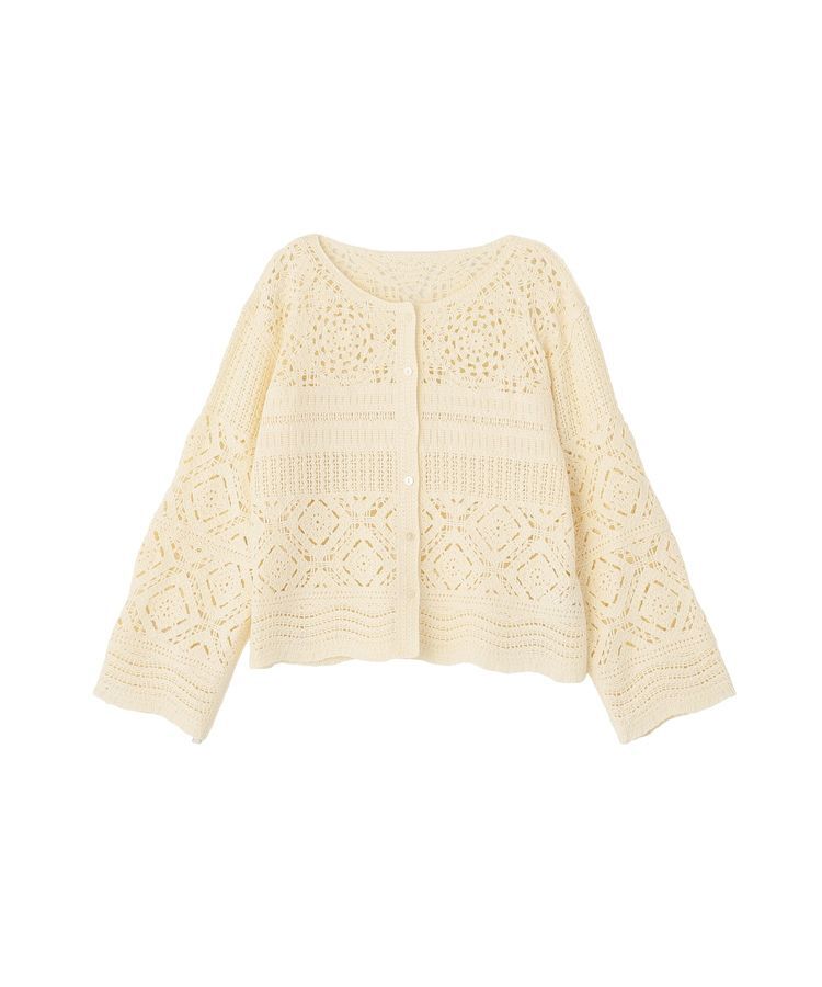 AMERICAN HOLIC「クロシェニットカーディガン」|カーディガン|