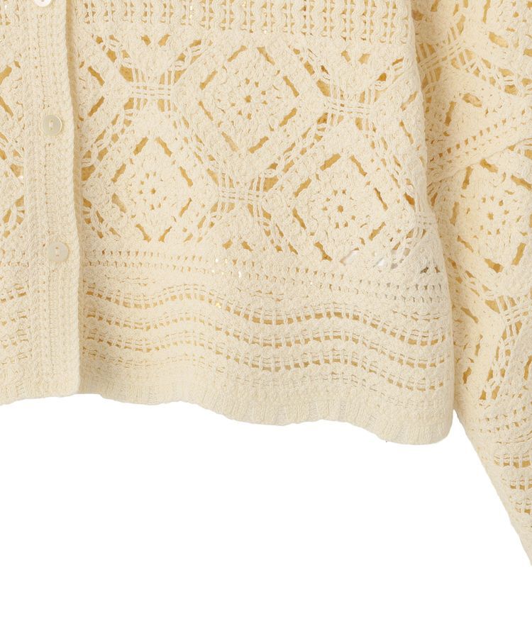 AMERICAN HOLIC「クロシェニットカーディガン」|カーディガン|