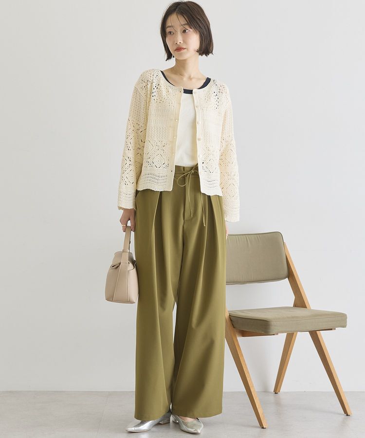 AMERICAN HOLIC「クロシェニットカーディガン」|カーディガン|