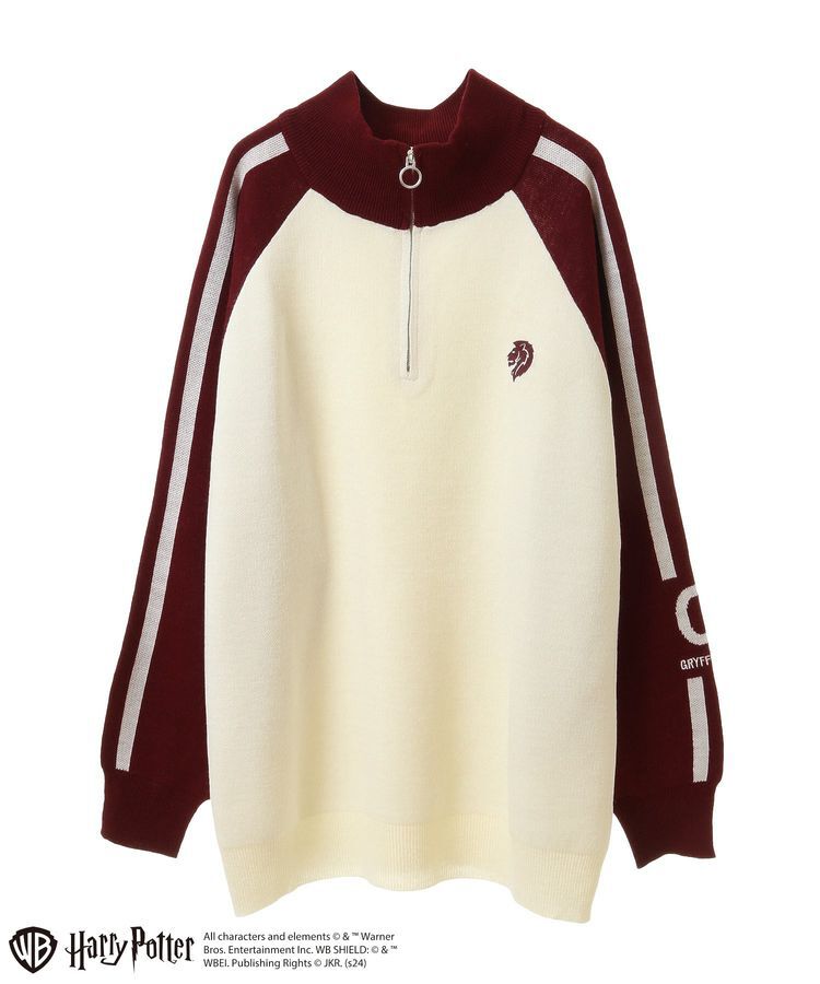 Green Parks「ハリー・ポッター/ライン入りハーフジップニット」|ニット・セーター|