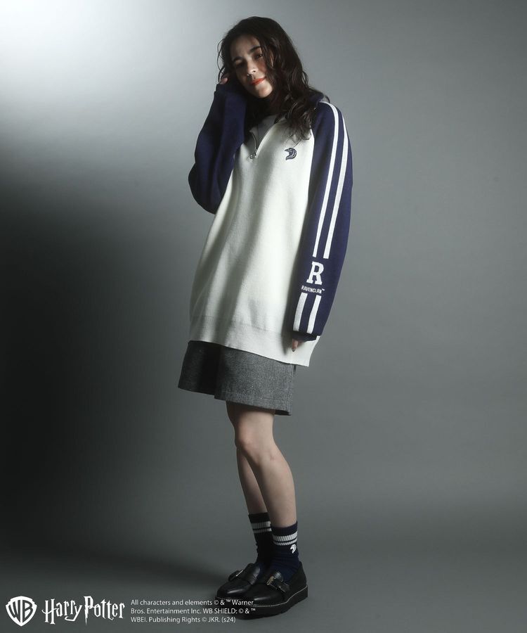 Green Parks「ハリー・ポッター/ライン入りハーフジップニット」|ニット・セーター|