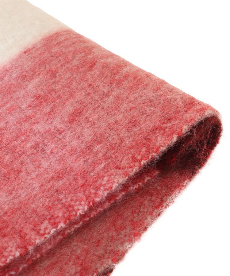 Green Parks「・furry rate グラデーションチェックマフラー」|マフラー|