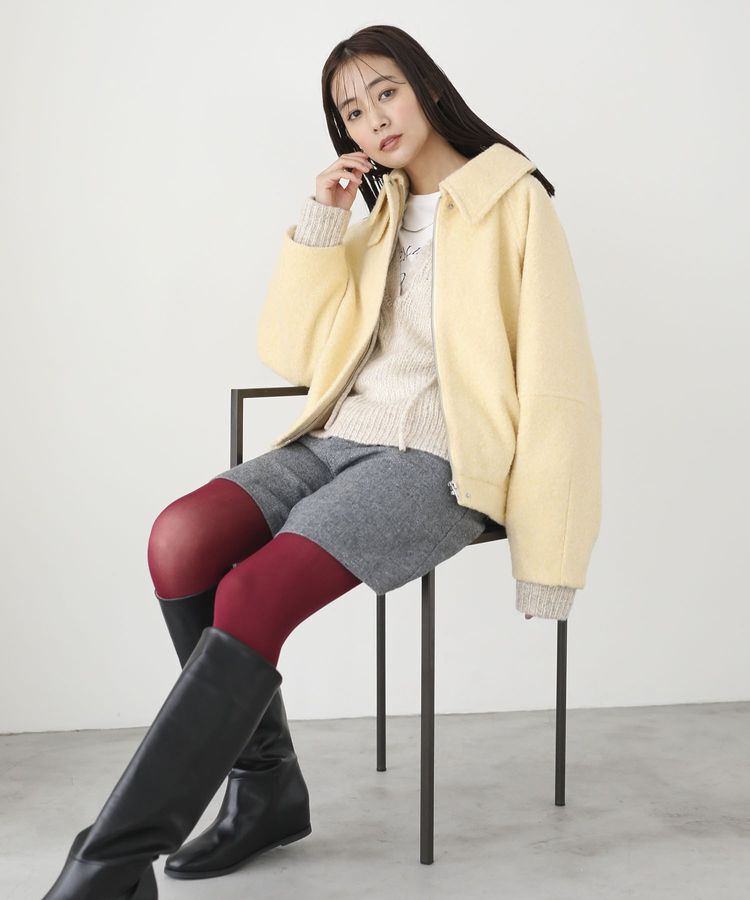 Green Parks「2WAYカラーコクーンブルゾン」|ブルゾン・スタジャン|