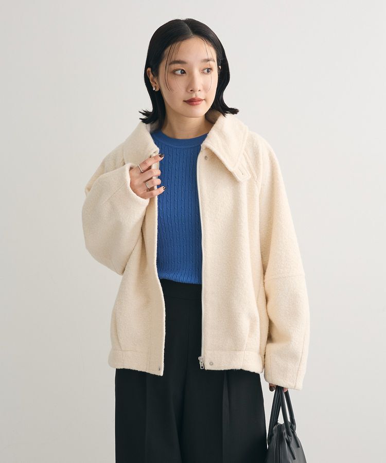 Green Parks「2WAYカラーコクーンブルゾン」|ブルゾン・スタジャン|