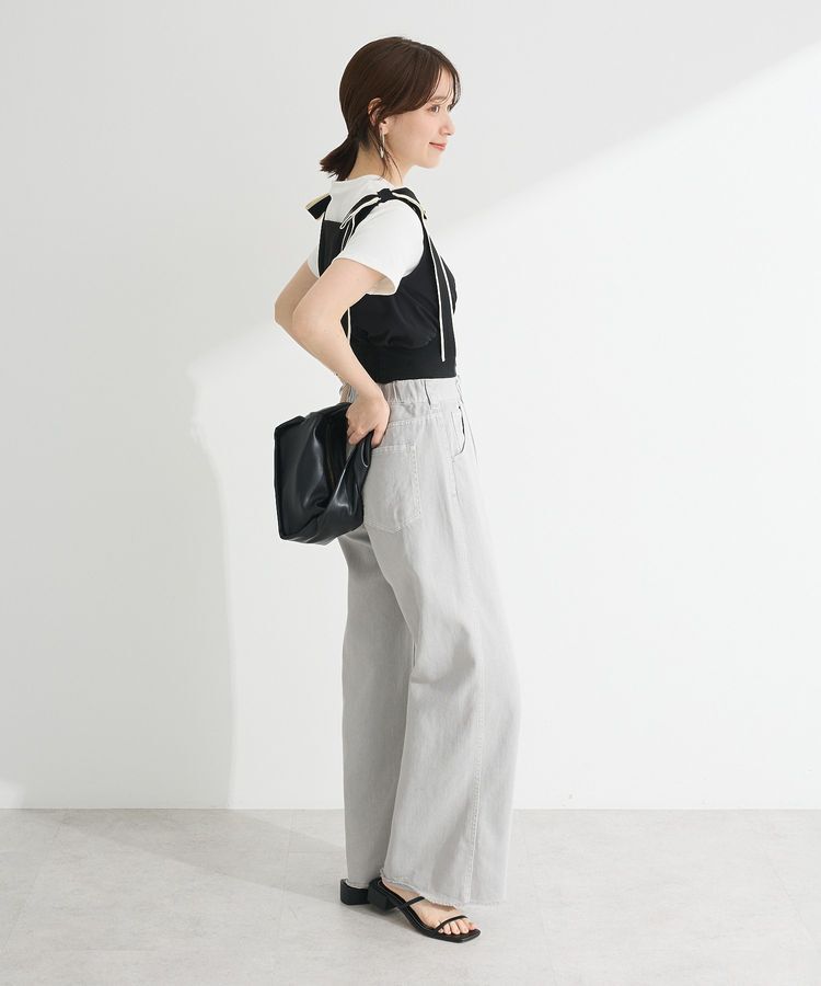 Green Parks「・swing by ショルダーリボンノースリーブ」|Tシャツ・カットソー|