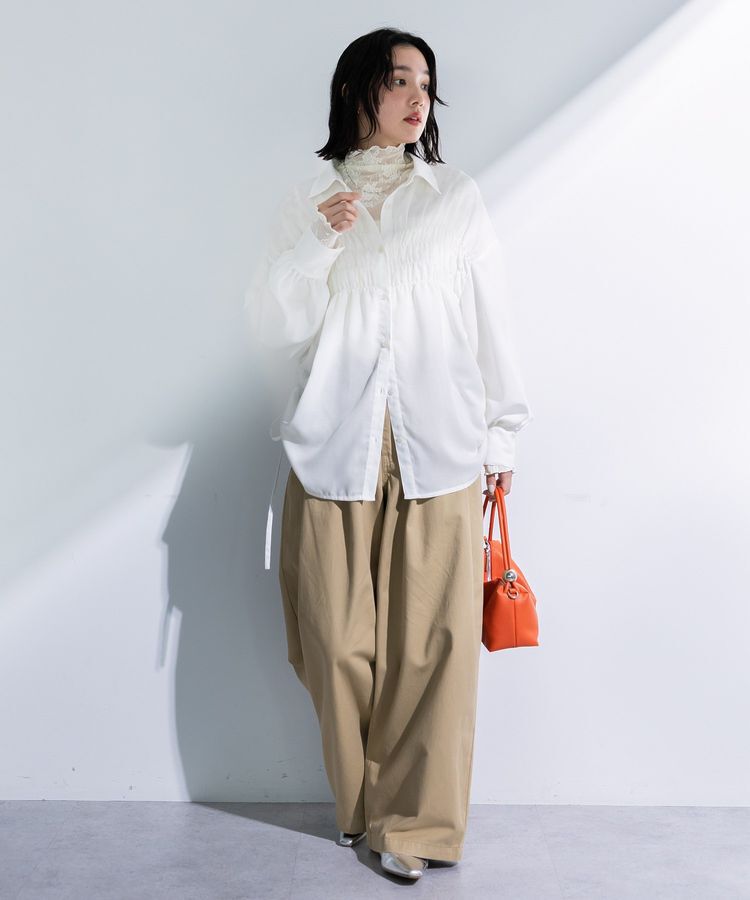 Green Parks「脇シャーリングシャツ」|シャツ・ブラウス|