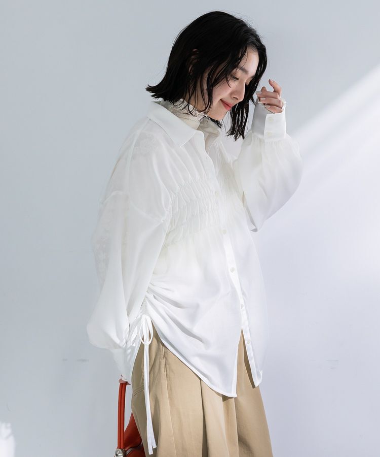 Green Parks「脇シャーリングシャツ」|シャツ・ブラウス|