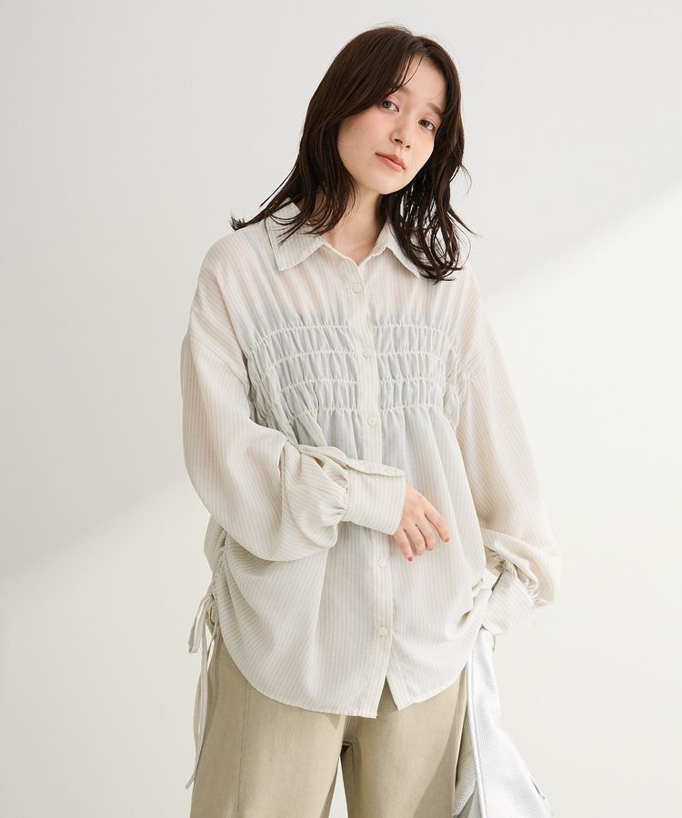 Green Parks「脇シャーリングシャツ」|シャツ・ブラウス|