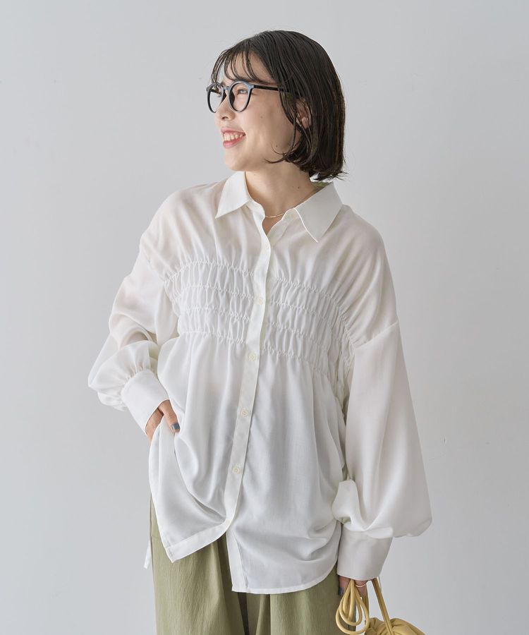 Green Parks「脇シャーリングシャツ」|シャツ・ブラウス|