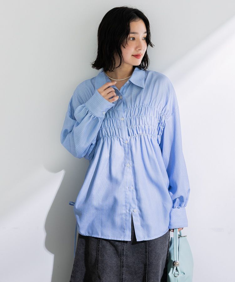 Green Parks「脇シャーリングシャツ」|シャツ・ブラウス|