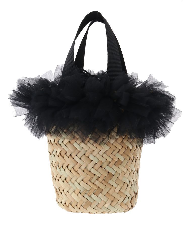 YECCA VECCA「【kakatoo】チュールフリンジカゴmini」|ショルダー・メッセンジャー|