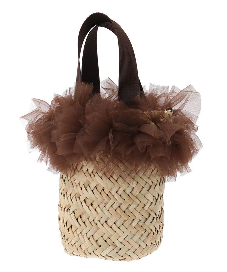 YECCA VECCA「【kakatoo】チュールフリンジカゴmini」|ショルダー・メッセンジャー|