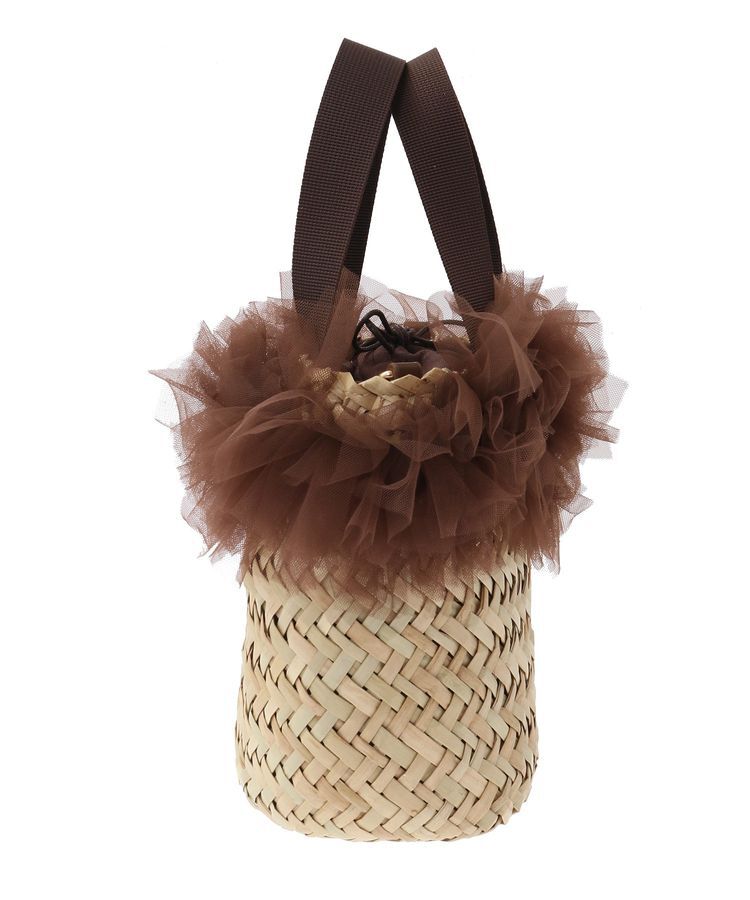 YECCA VECCA「【kakatoo】チュールフリンジカゴmini」|ショルダー・メッセンジャー|